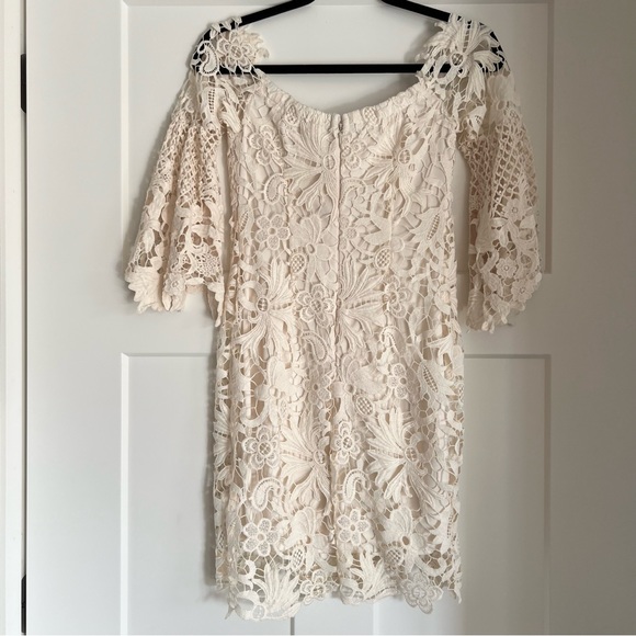Soieblu Boho Lace Mini Dress - Picture 2 of 5